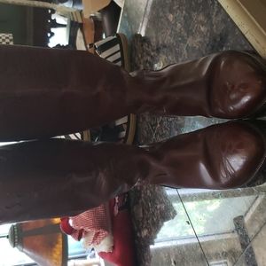 Joan & David Leather Cowboy boots 38.5